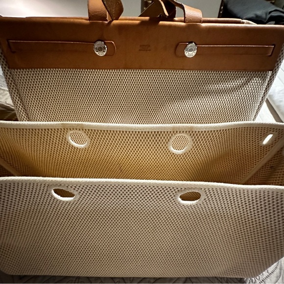 SOLD - Authentic Hermes Herbag Cabas - Picture 4 of 7